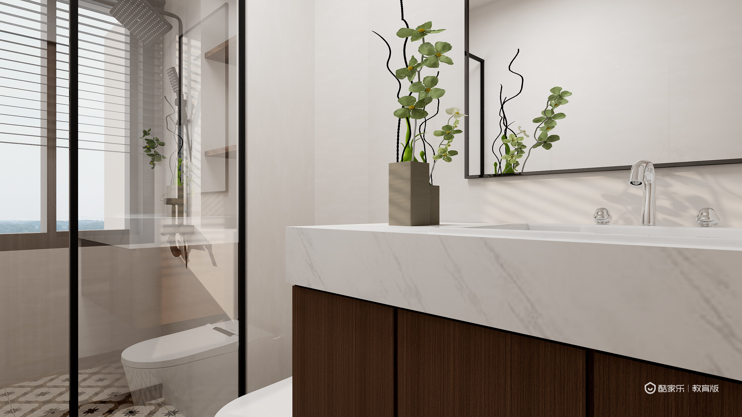 梅洁xTlf-196㎡5室 中古风全案设计装修效果图