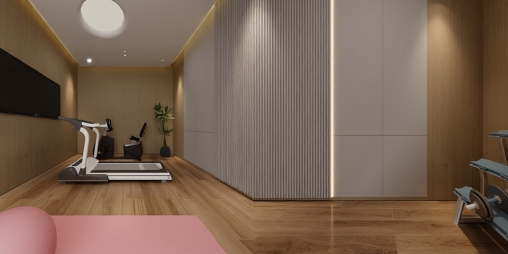 ZD设计-天玺台楼顶健身房-装修设计方案