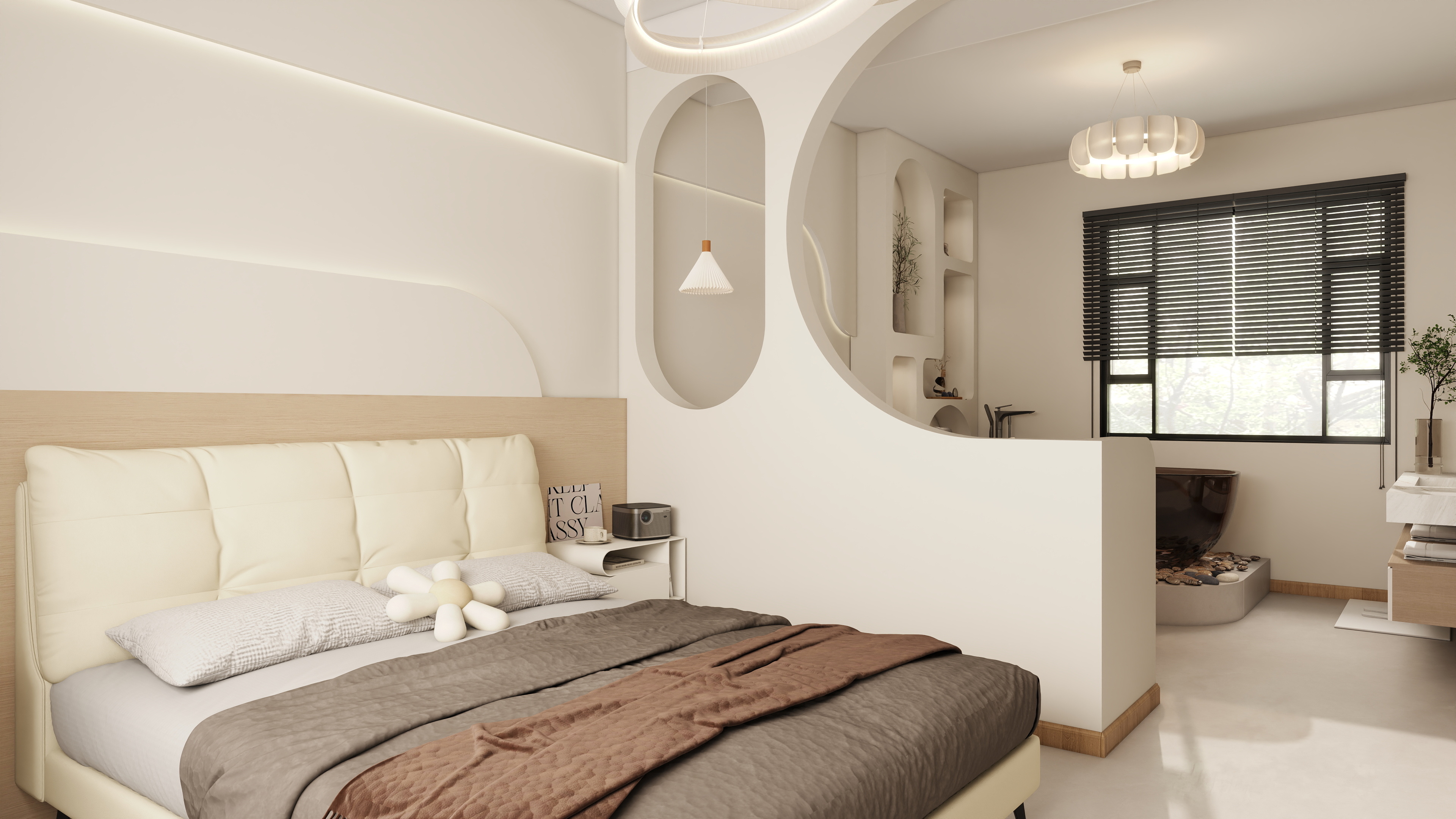 沐光Y-奶油民宿装修效果图