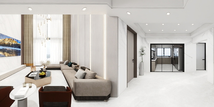 奋斗在于目标-硬装资深等级考核户型-副本-装修设计方案