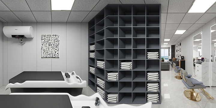 北风空间设计-吉祥理发店-装修设计方案