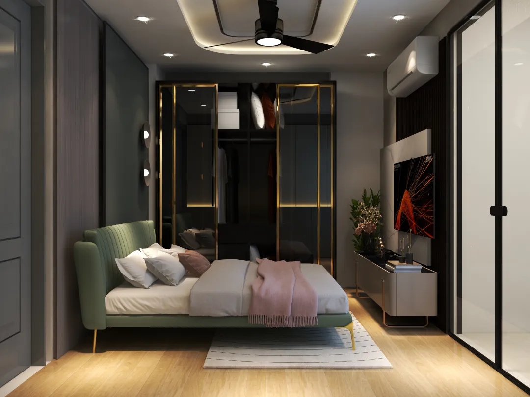 aziz2012architects的装修设计方案:MODERN BED ROOM