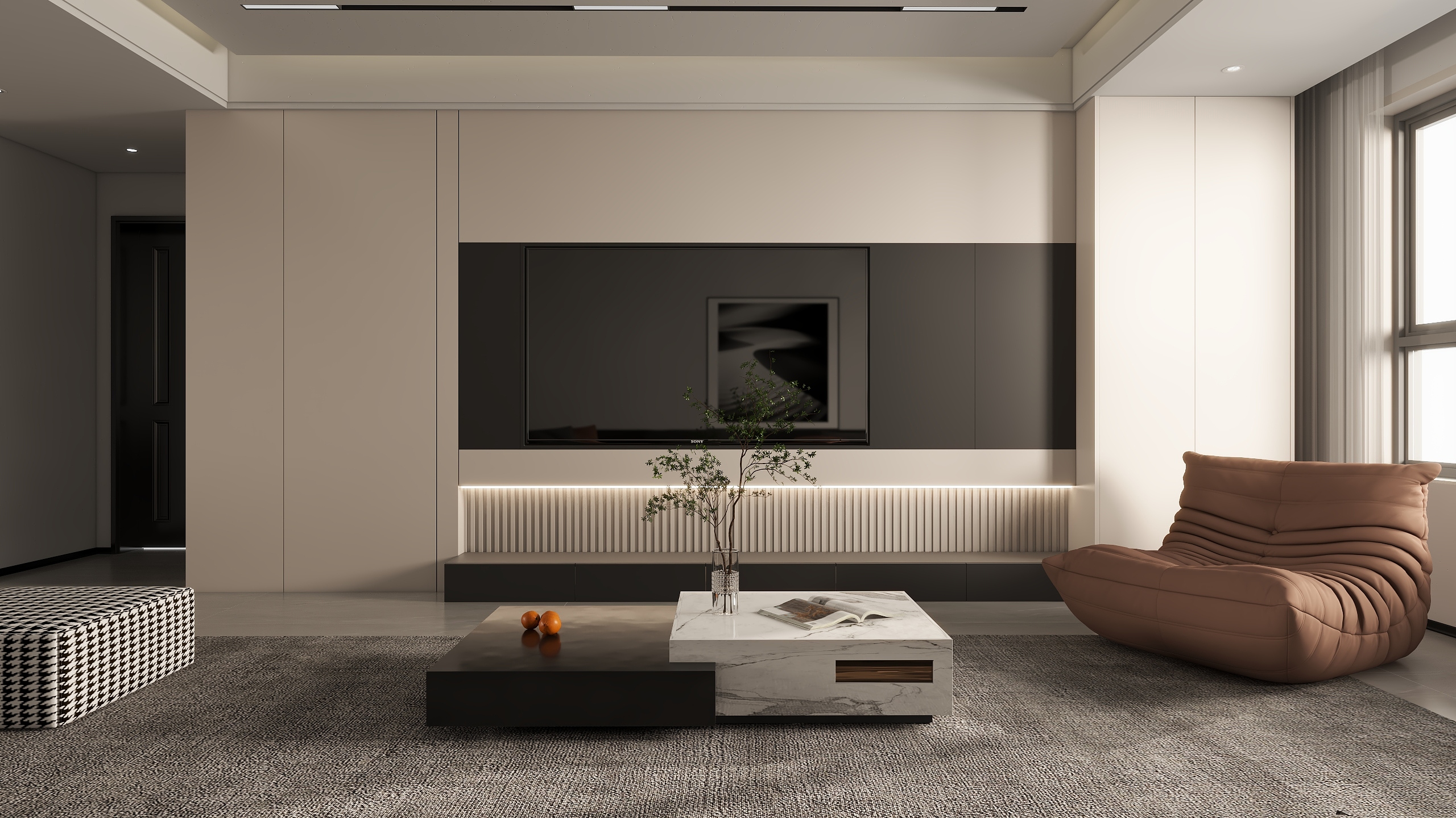 镜像空间设计-Y-御景湖城23-2-1402-装修设计方案