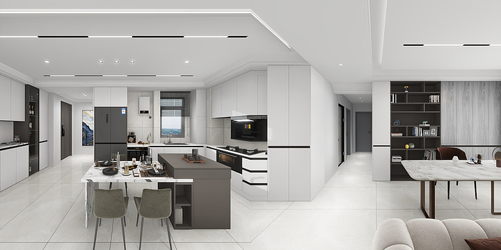 优品丨美居-石总7-1-1701-装修设计方案