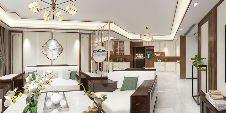 劉晖-锦绣阳光108平-装修设计方案