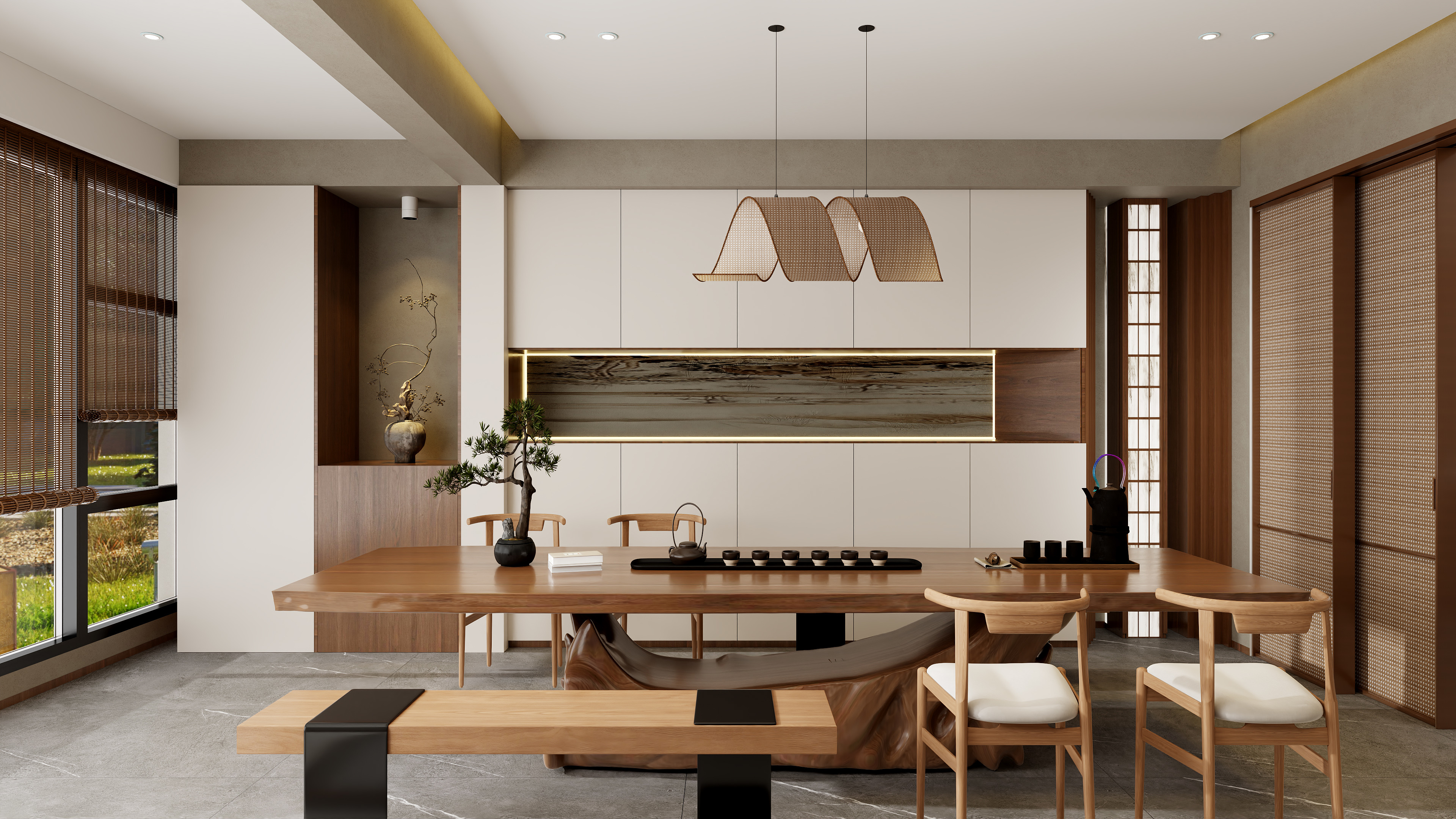 LzG-国风新中装修效果图