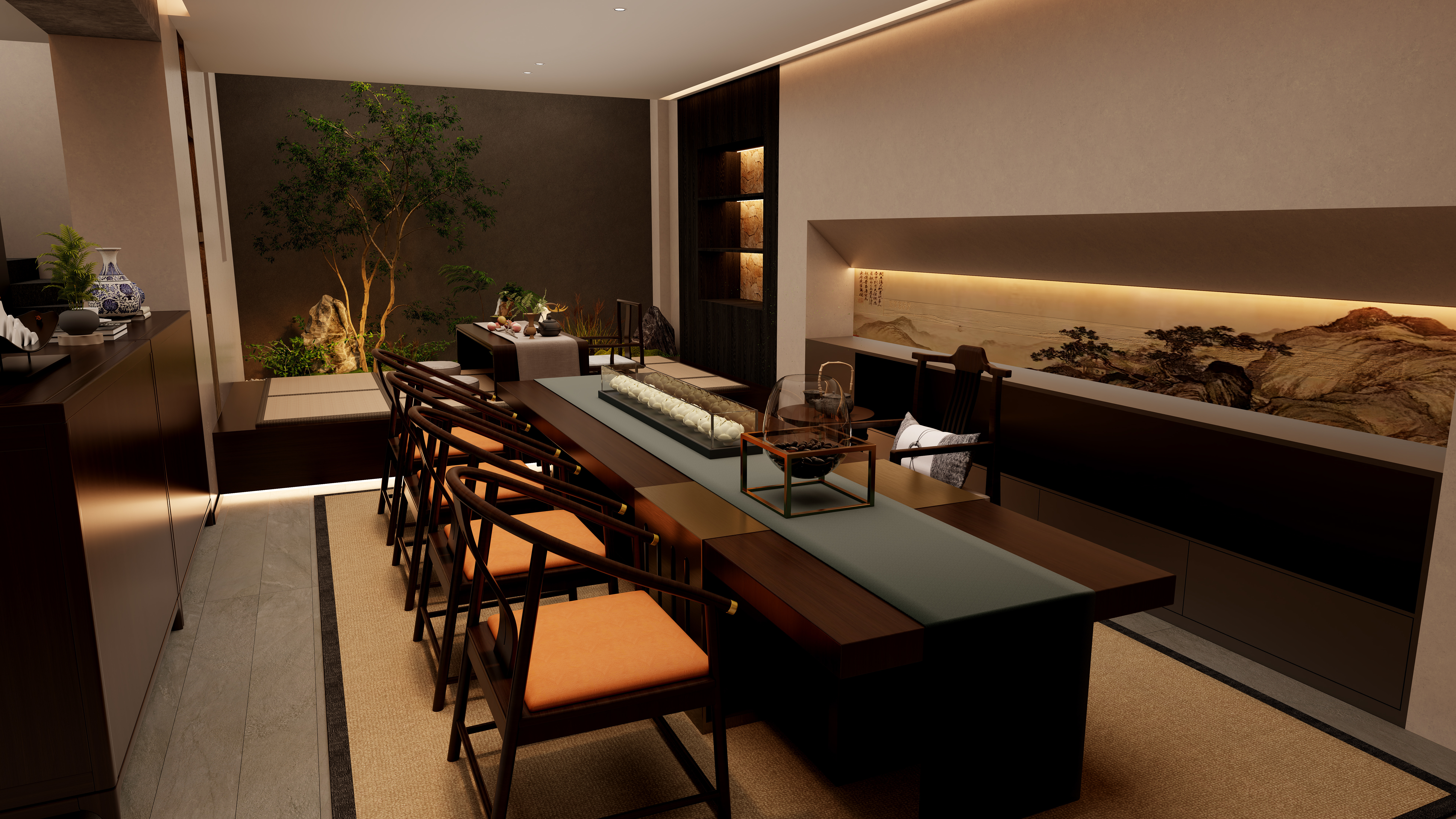 李梦晗丶-工装茶室-装修设计方案