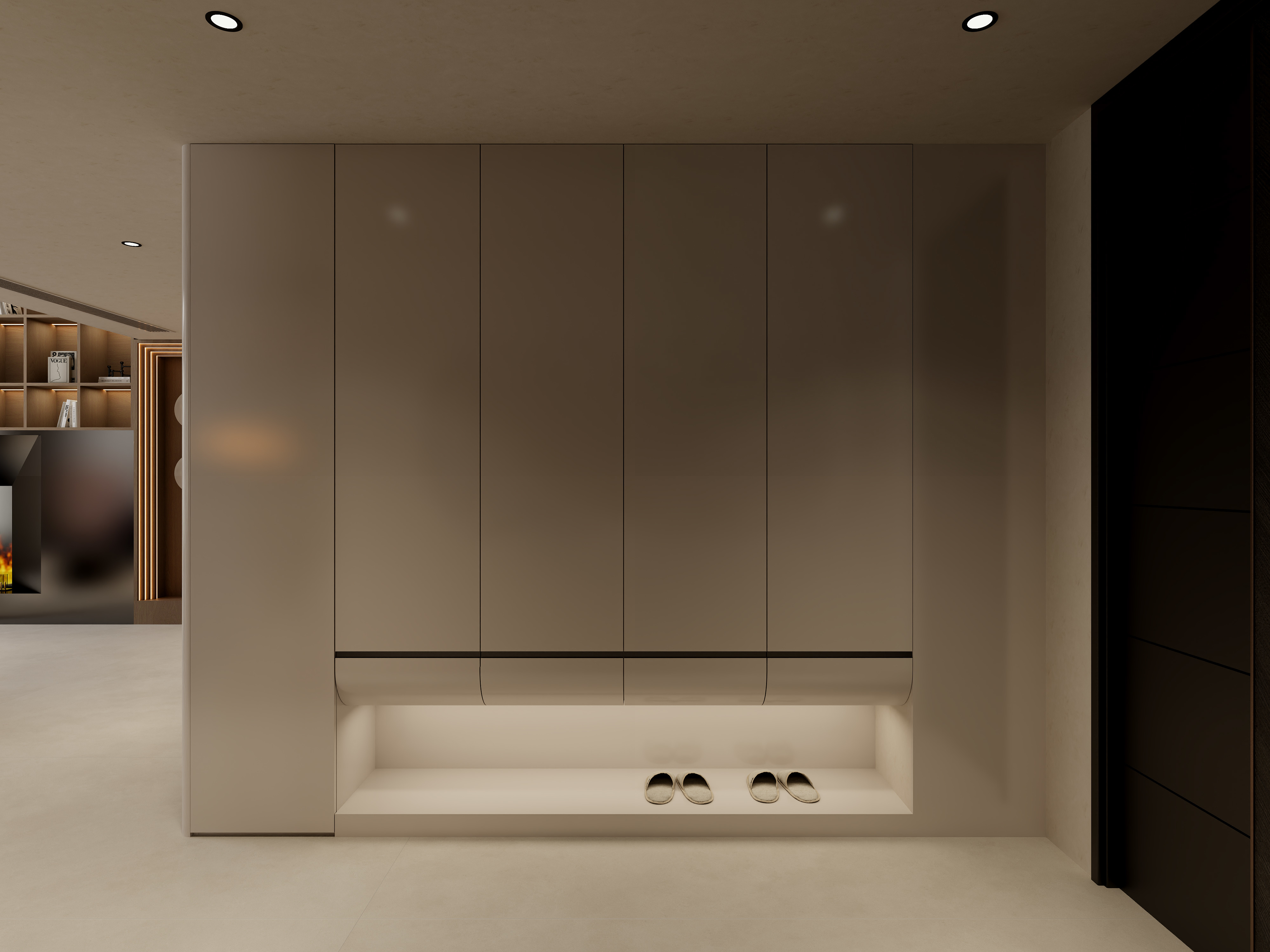 孙有权-『般般入画』172平丨中古混搭挑空别墅装修效果图