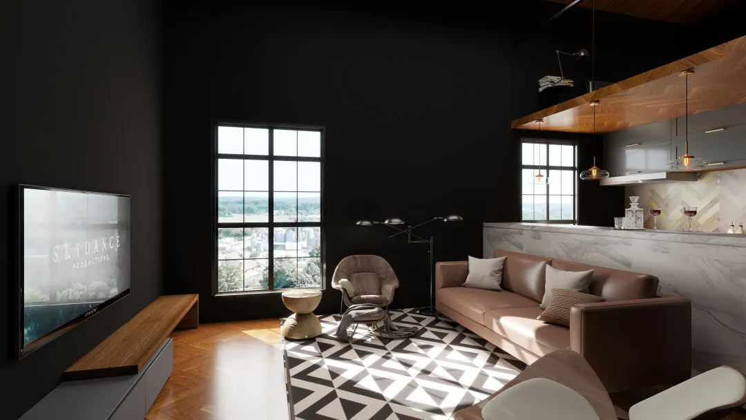 esmagulozturk2的装修设计方案:living room rendering