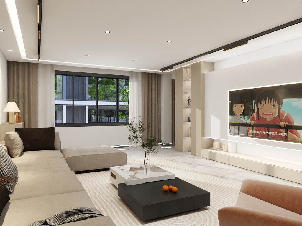 梦的绽放-极简奶油风-装修设计方案