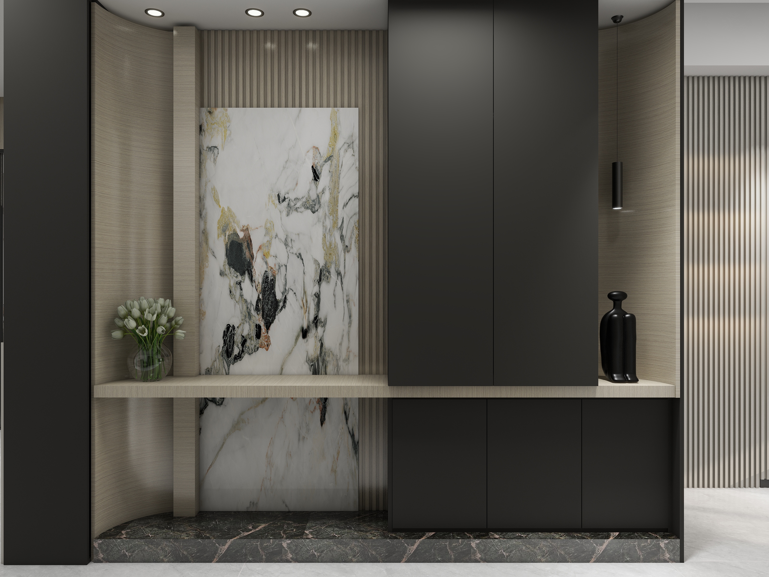 柠檬鱼宝-意式轻奢风168方装修效果图