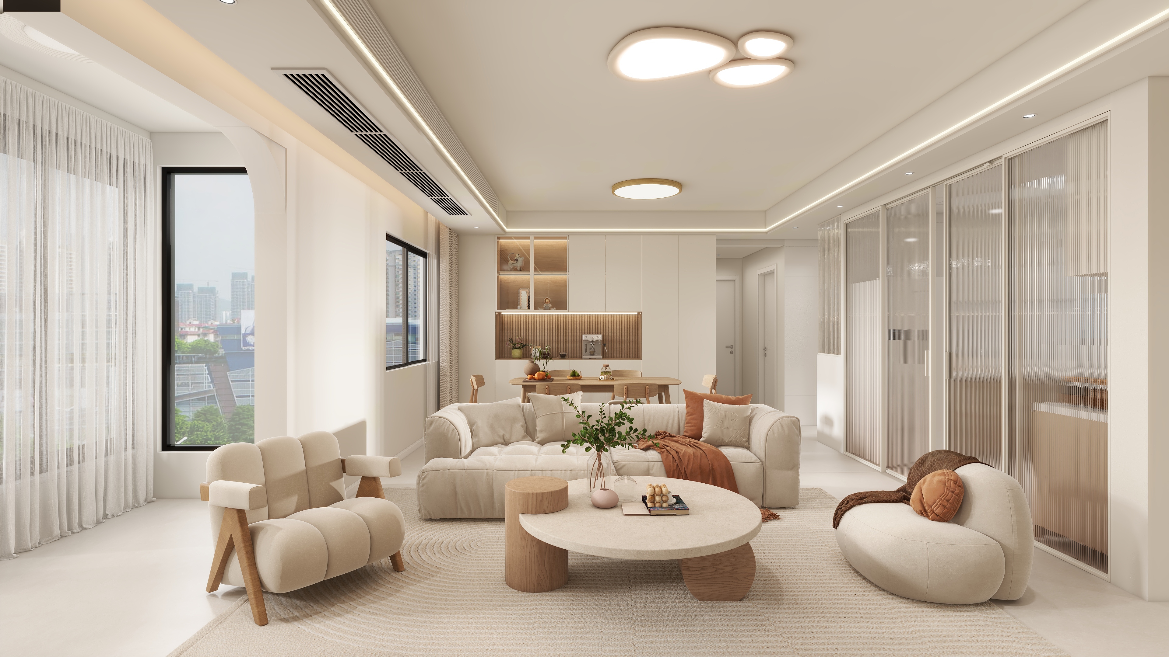 z.fz-原木奶油140㎡全案-装修设计方案