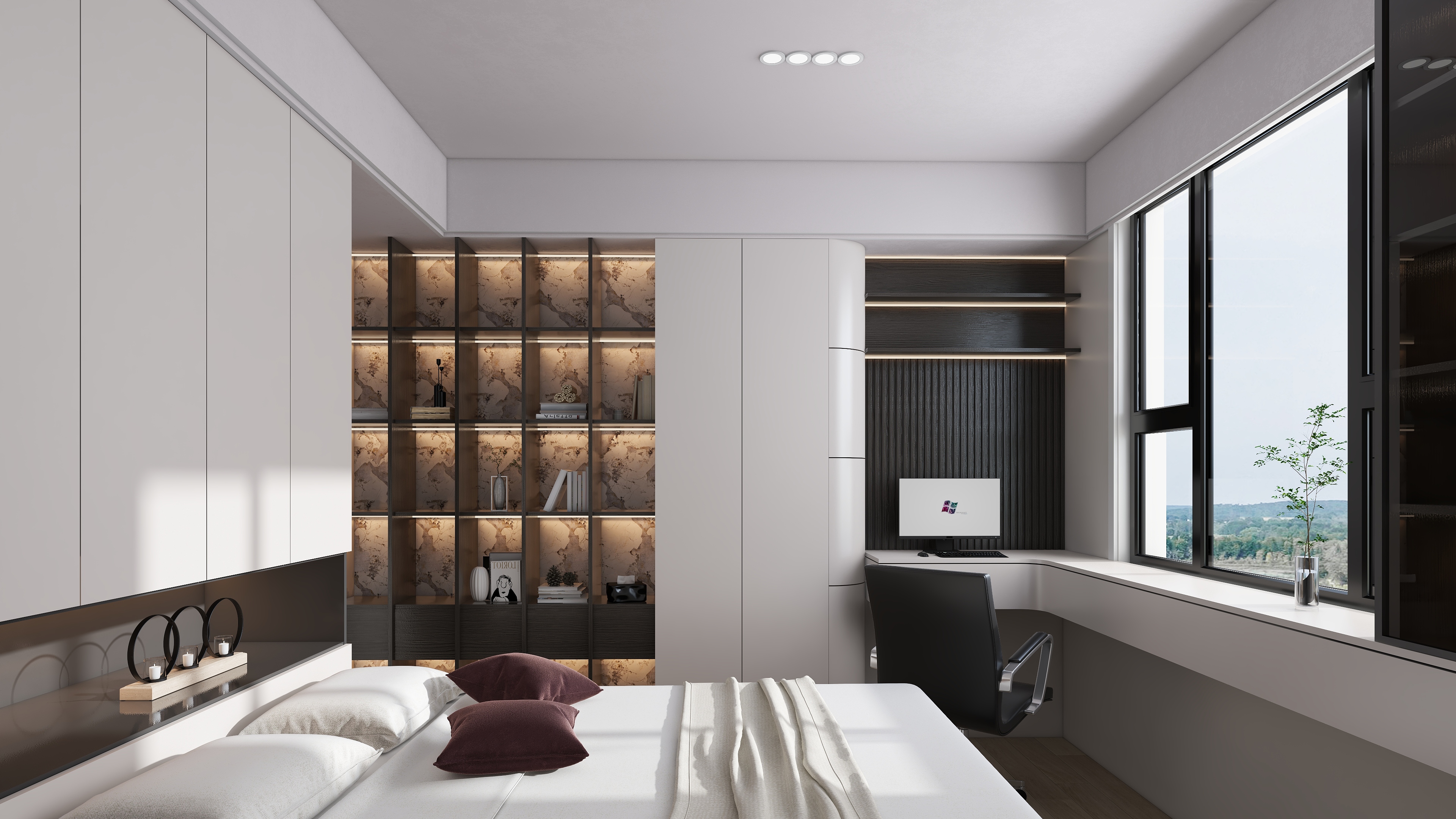 北极星z-书房-装修设计方案