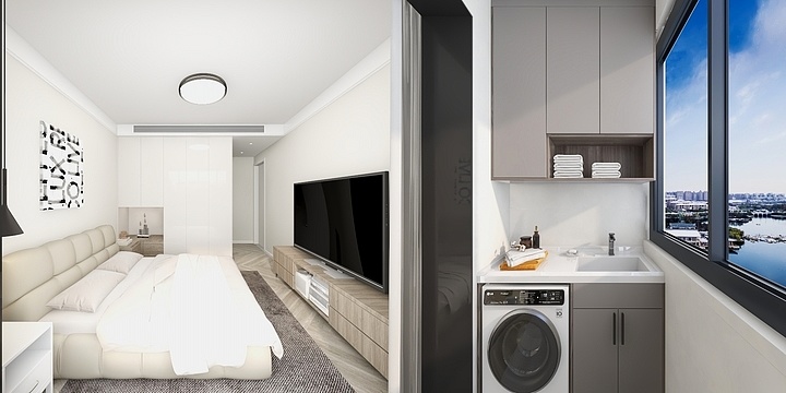 雨design-金厦苑6号301室-装修设计方案