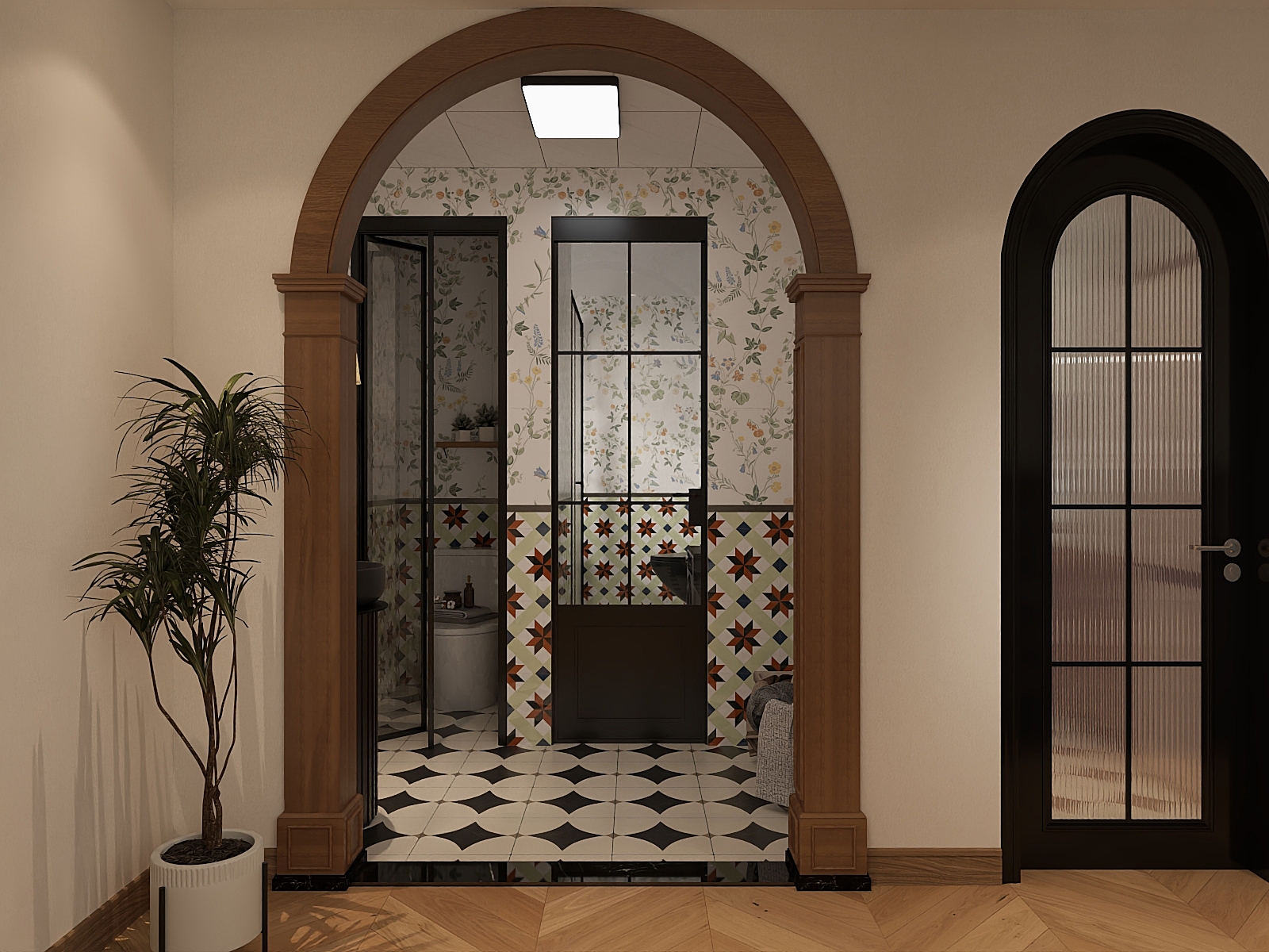 A周素人设计-法式复古90装修效果图