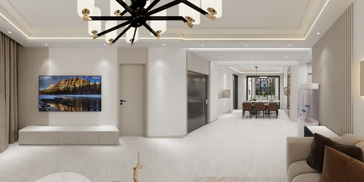 橙艺设计室-百安居-翰林首府10-1-101室-装修设计方案