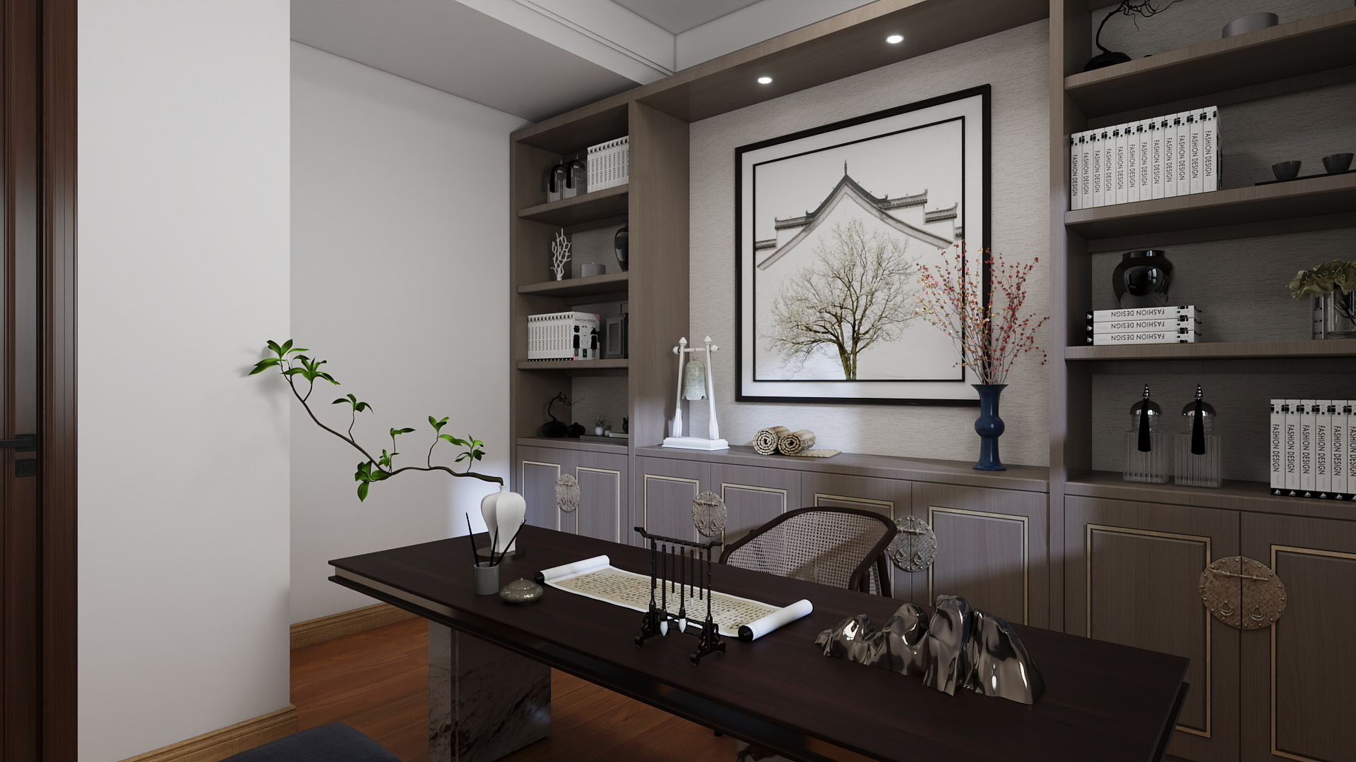 你若安好那还的了-远洋红星天铂95㎡3室装修效果图