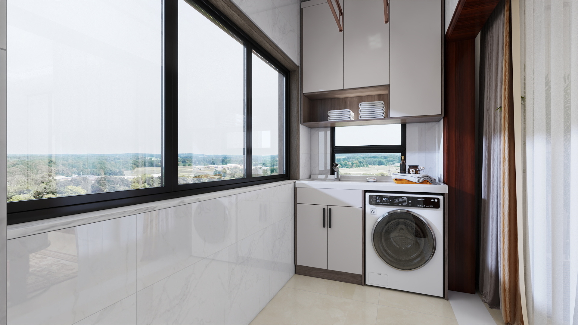 你若安好那还的了-远洋红星天铂95㎡3室装修效果图