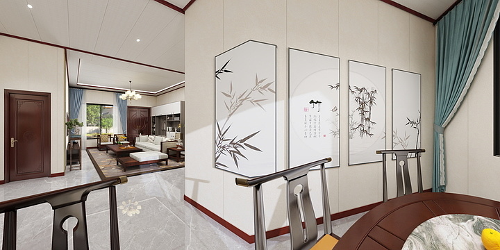 设计师汪书瑶-洛川张府一层-07.01-装修设计方案