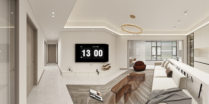 壹贰叁空间设计-建业科技城-装修设计方案