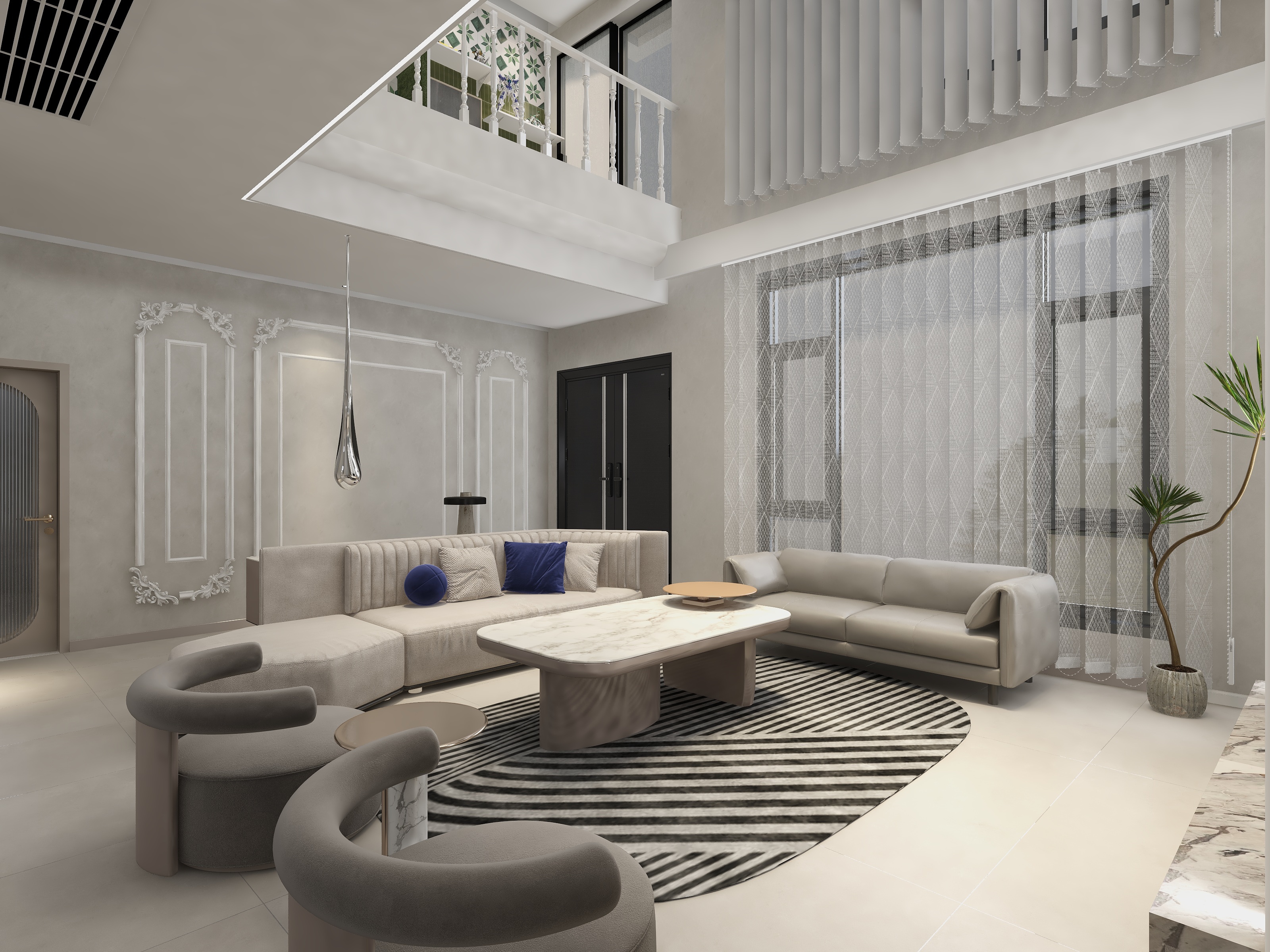 李君IID室内设计师-202406-米女士别墅方案-装修设计方案