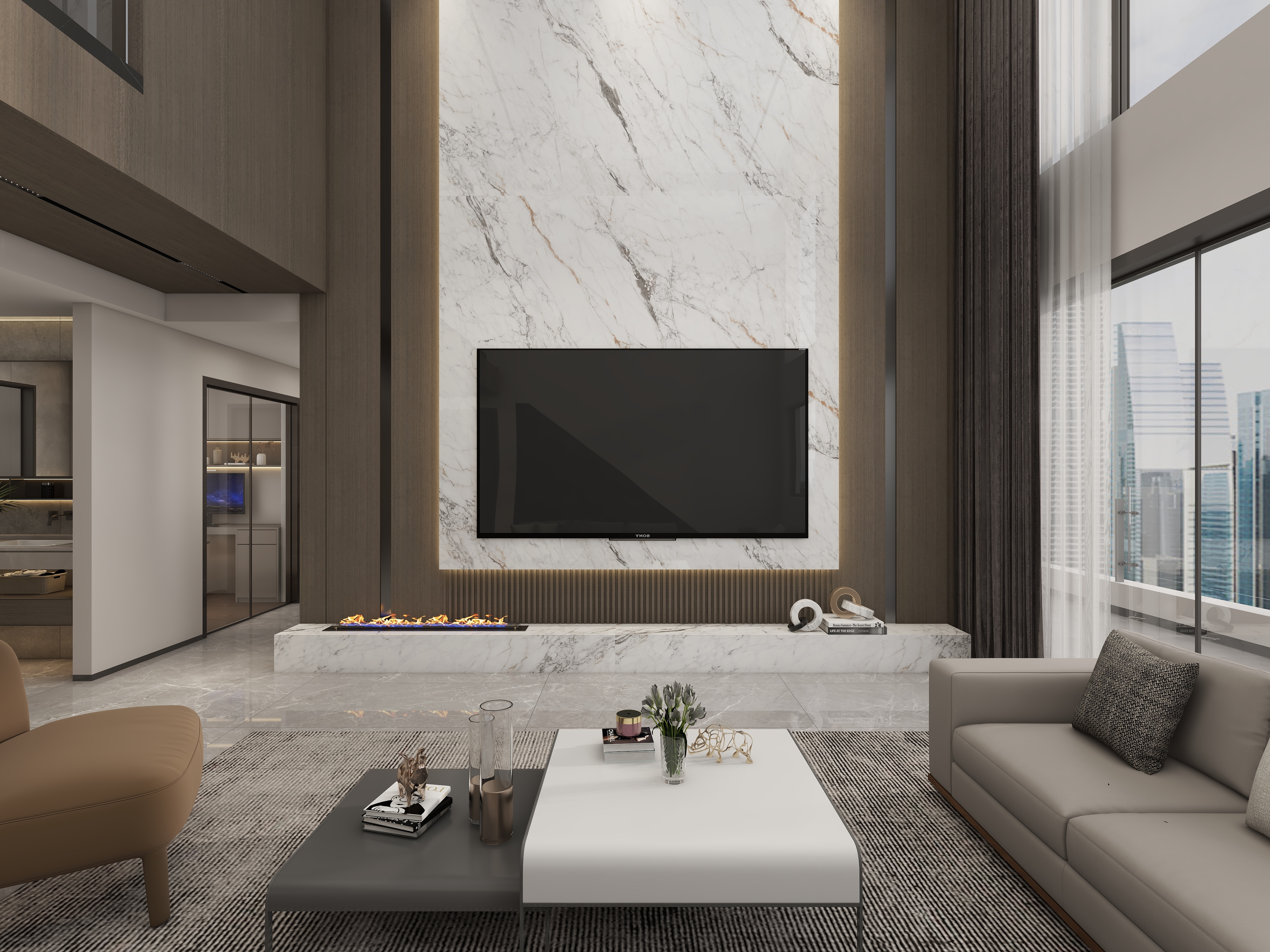 惠州装修找沫竹-安顺-紫盛兴苑复式-慕斯装修效果图