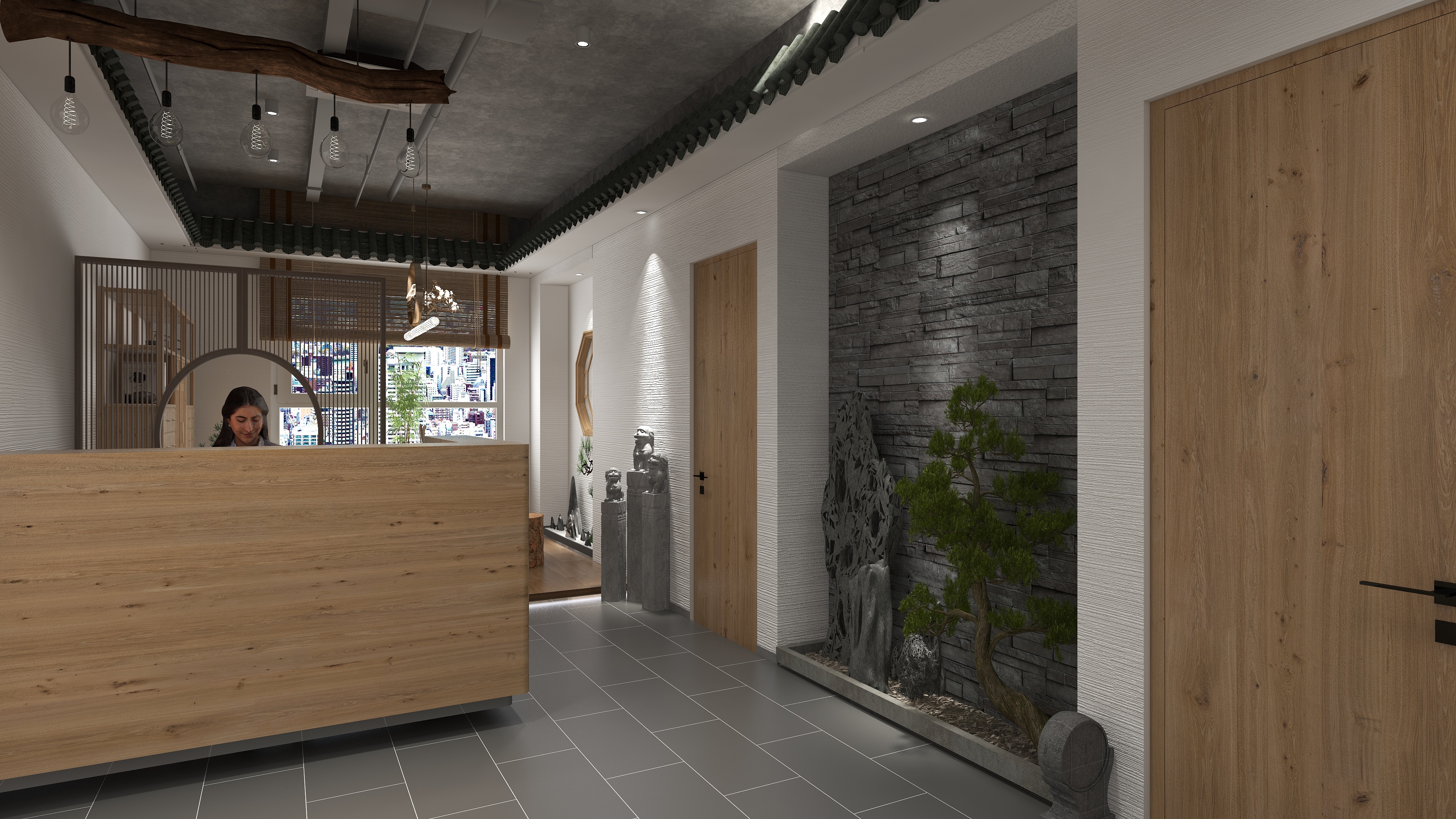 百年携手装饰公司-尹总棋牌茶室-装修设计方案