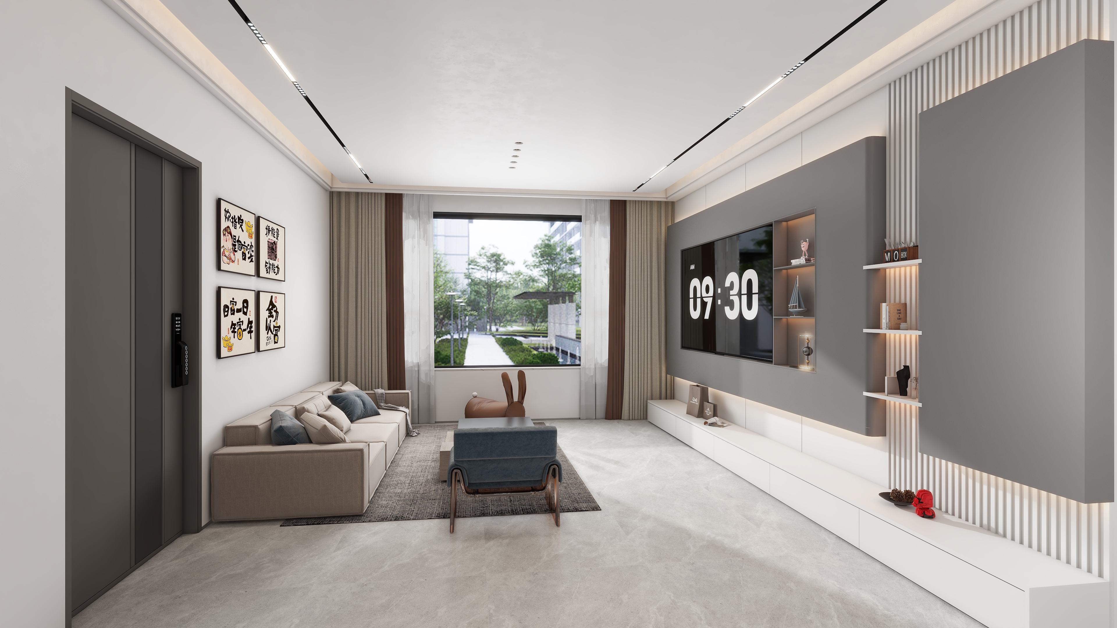 111㎡3室-装修设计方案