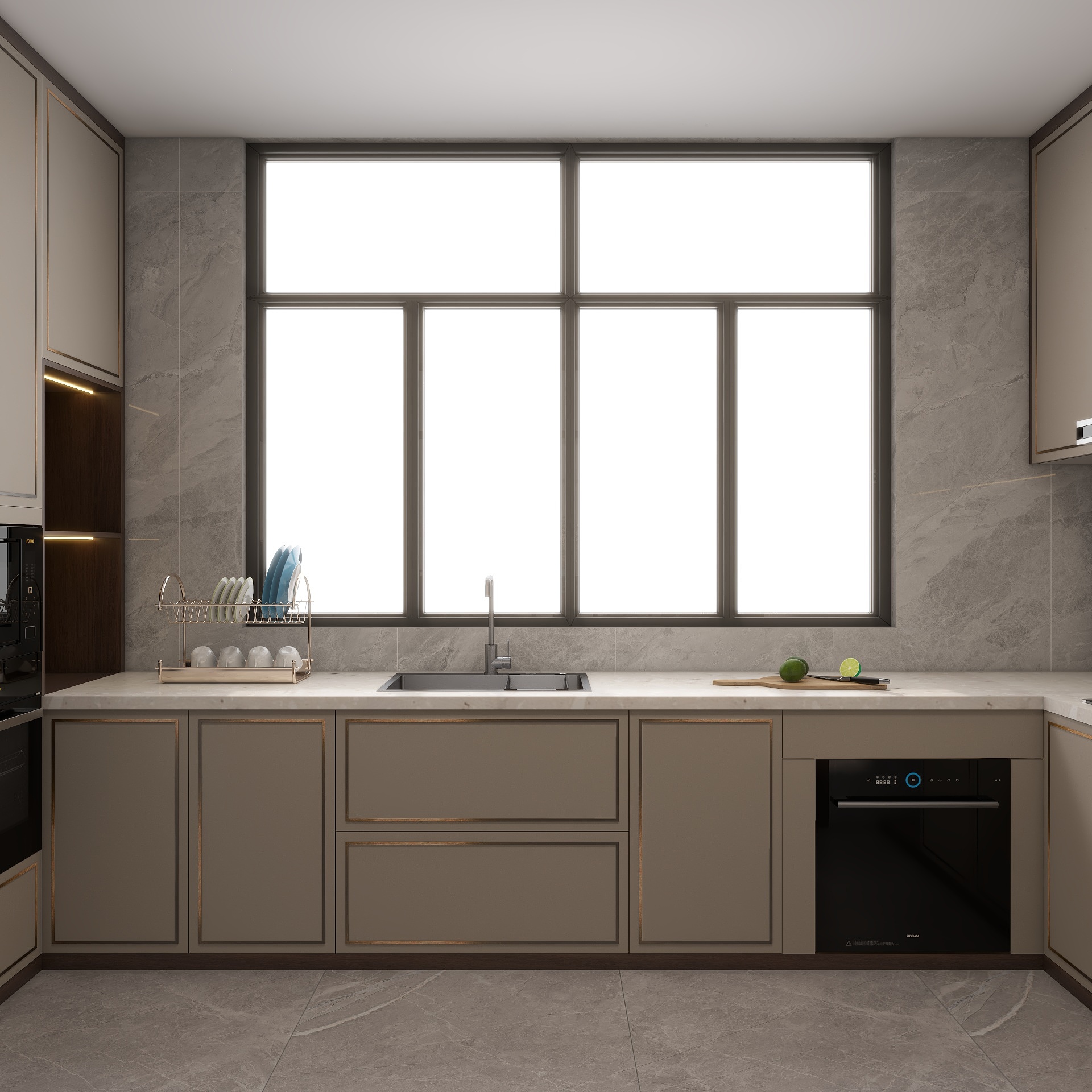 湛智华-新中式别墅786平4层装修效果图