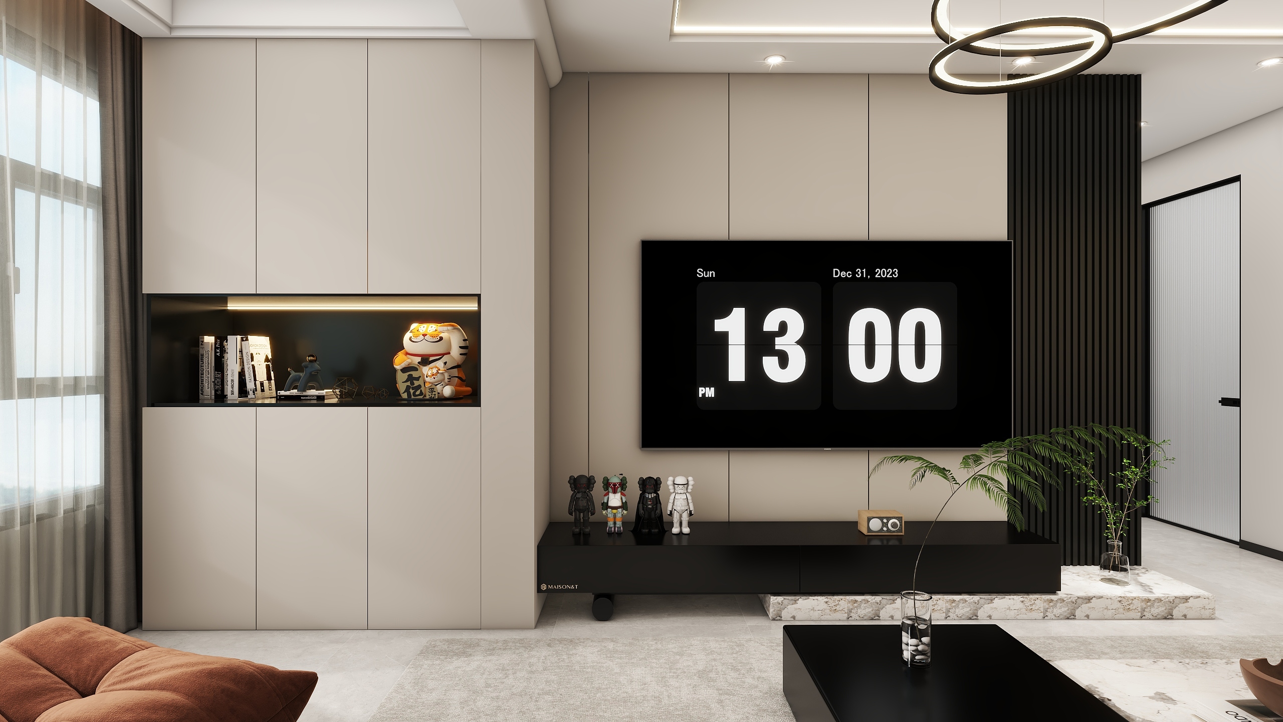 萤飞秋叶随-现代85平方-装修设计方案