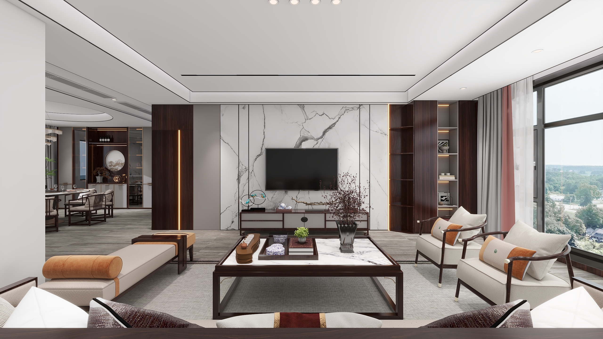 欧阳雪健-诗语诗意-新中式-装修设计方案