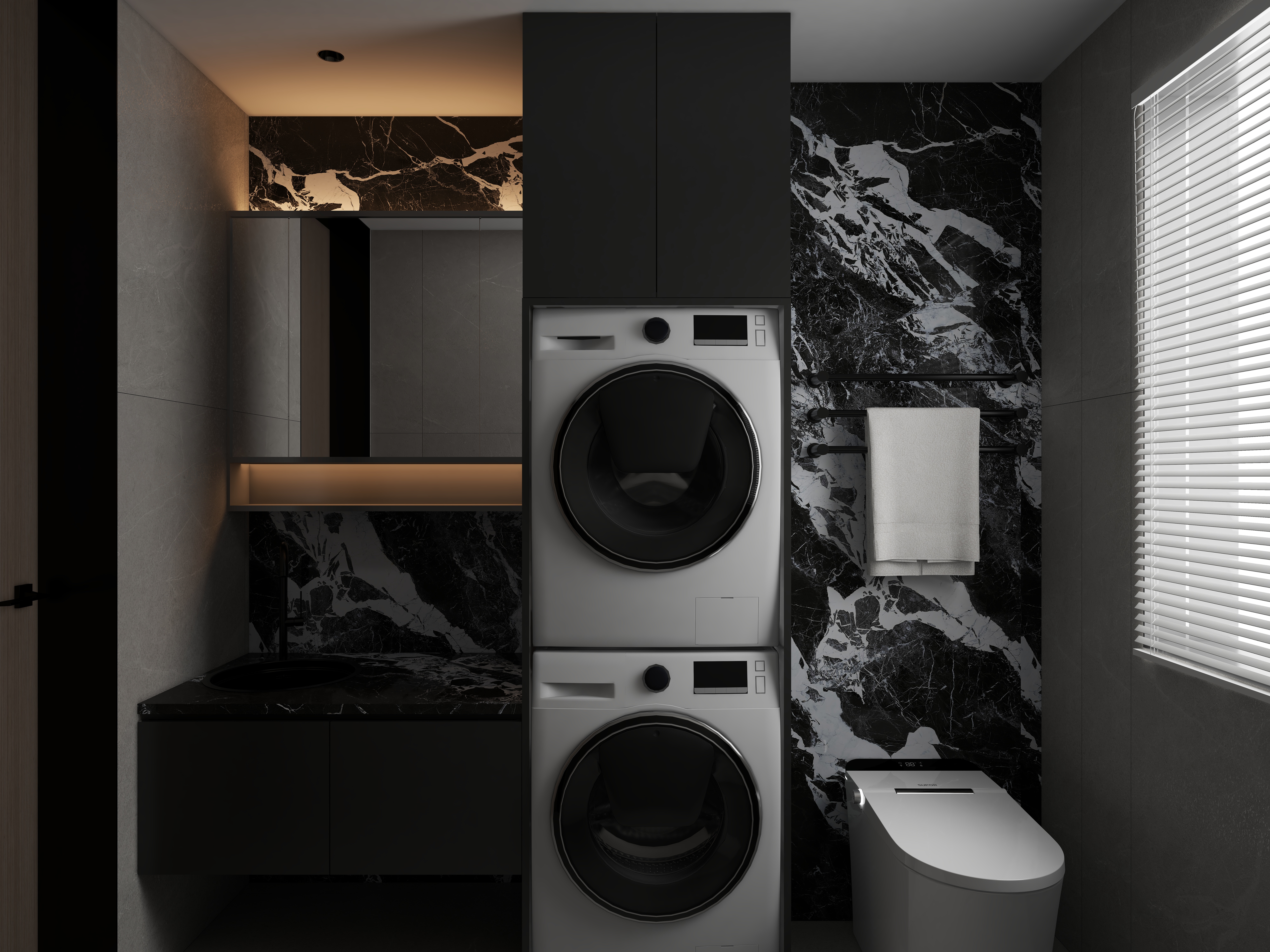 茶茶66-90m²两居室改一居室-副本-副本-装修设计方案