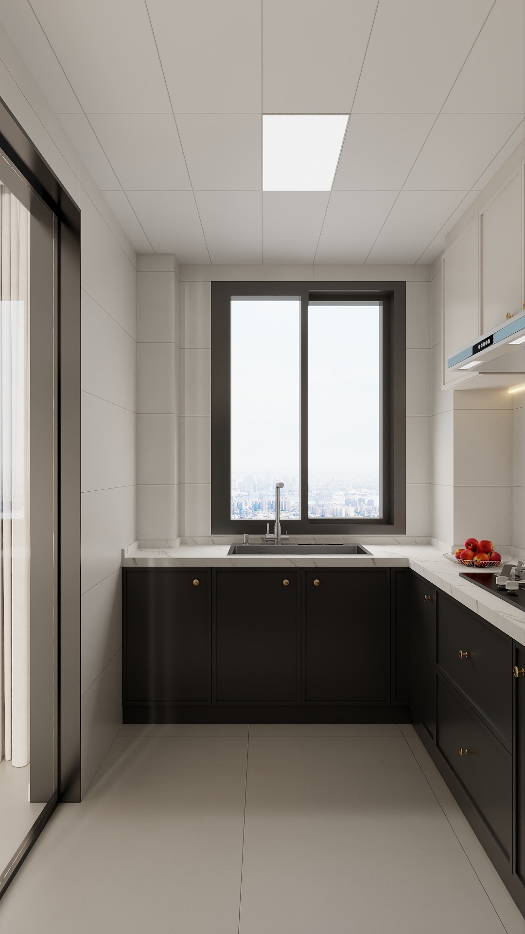 吴爽-108m²法式奶油风格  装修效果图