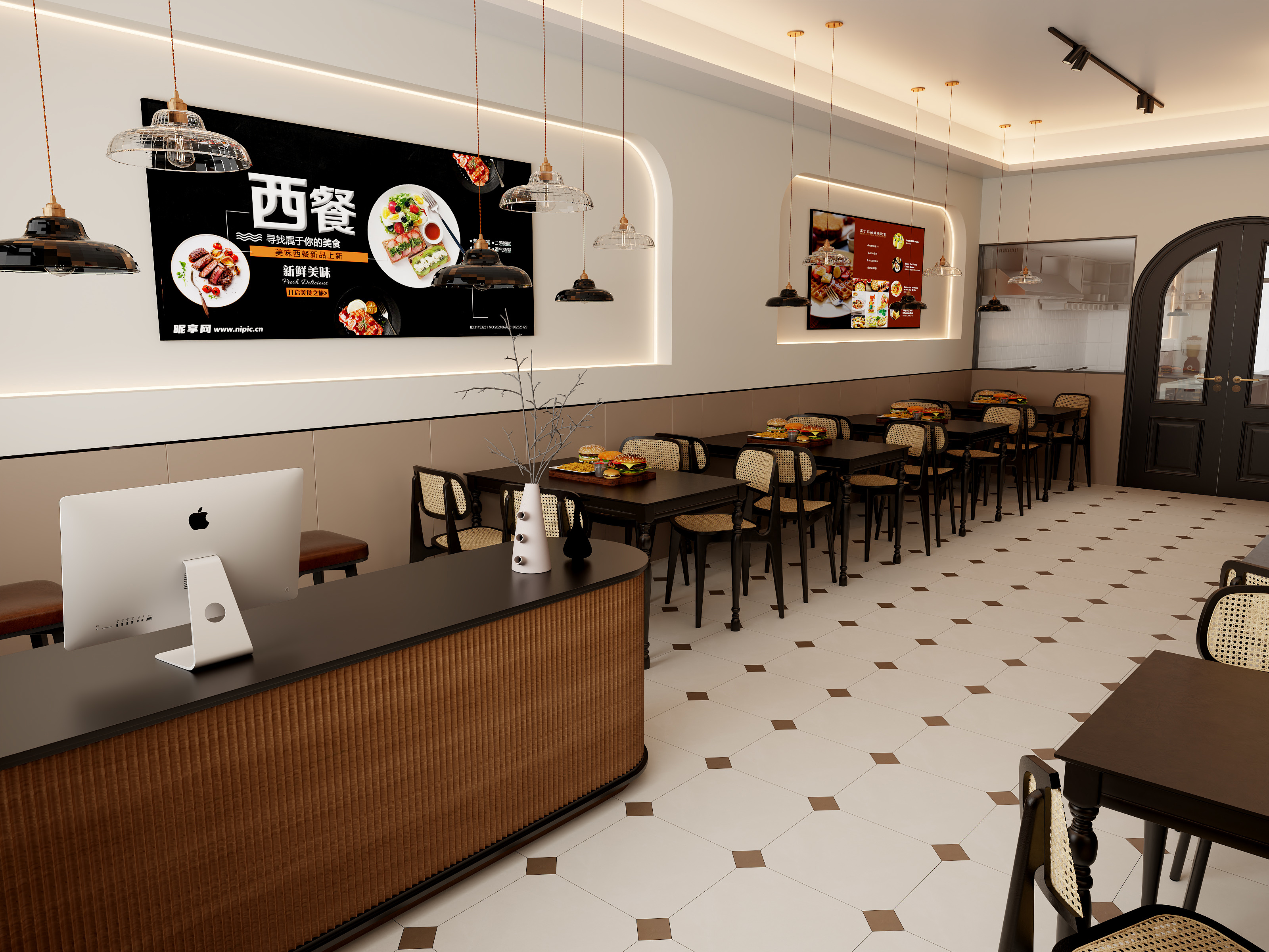 李梦晗丶-工装餐厅-装修设计方案