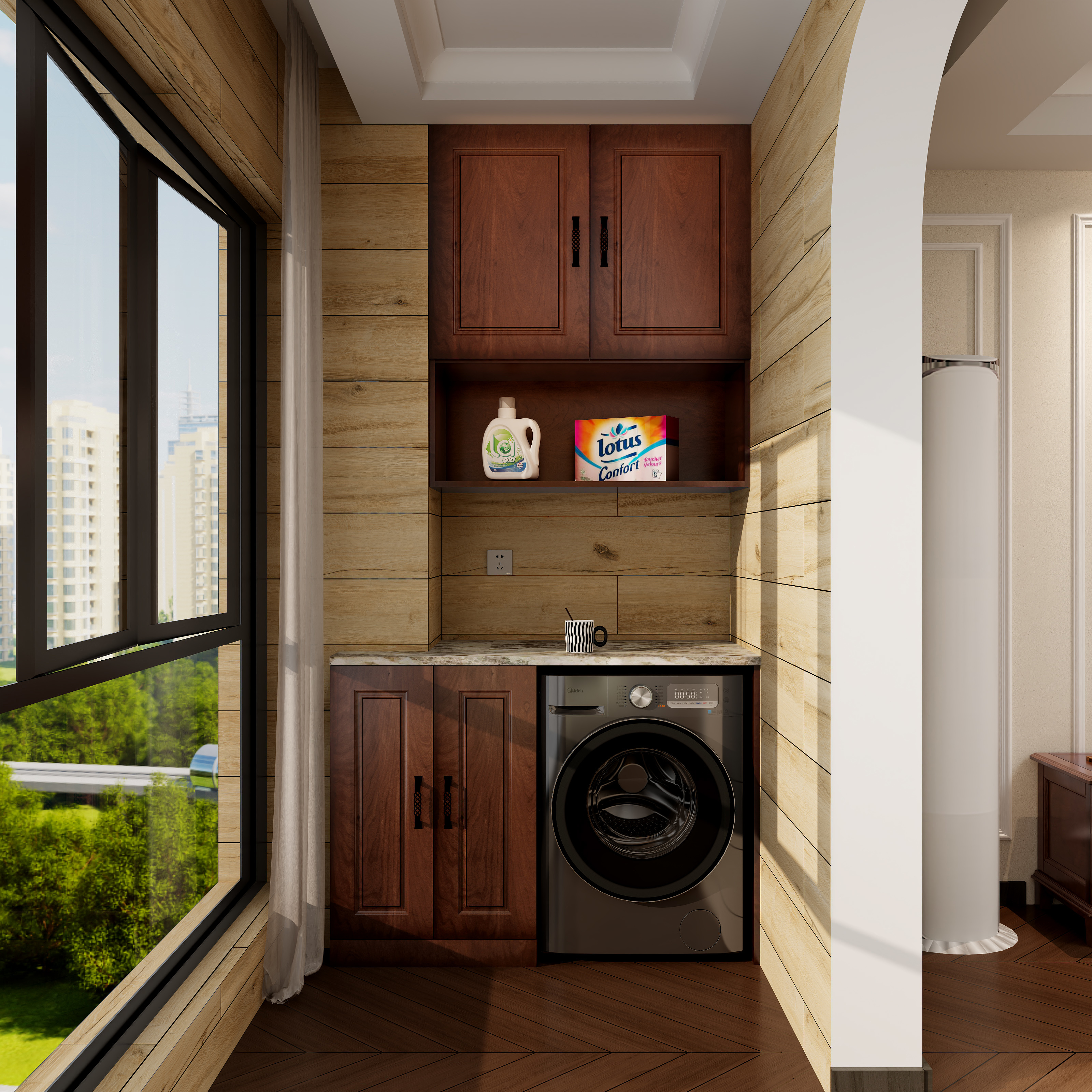 明镜本无尘-125㎡3室-装修设计方案