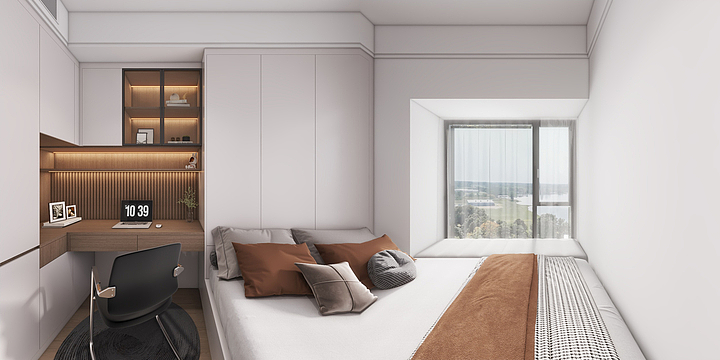 Rong.C-桐悦2期4-1104 4房方案-副本-装修设计方案