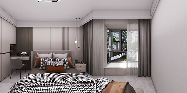 繁华-流年印-书香名邸6-1703马先生雅居-装修设计方案