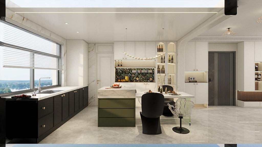 魏艳双-法式三居室-装修设计方案