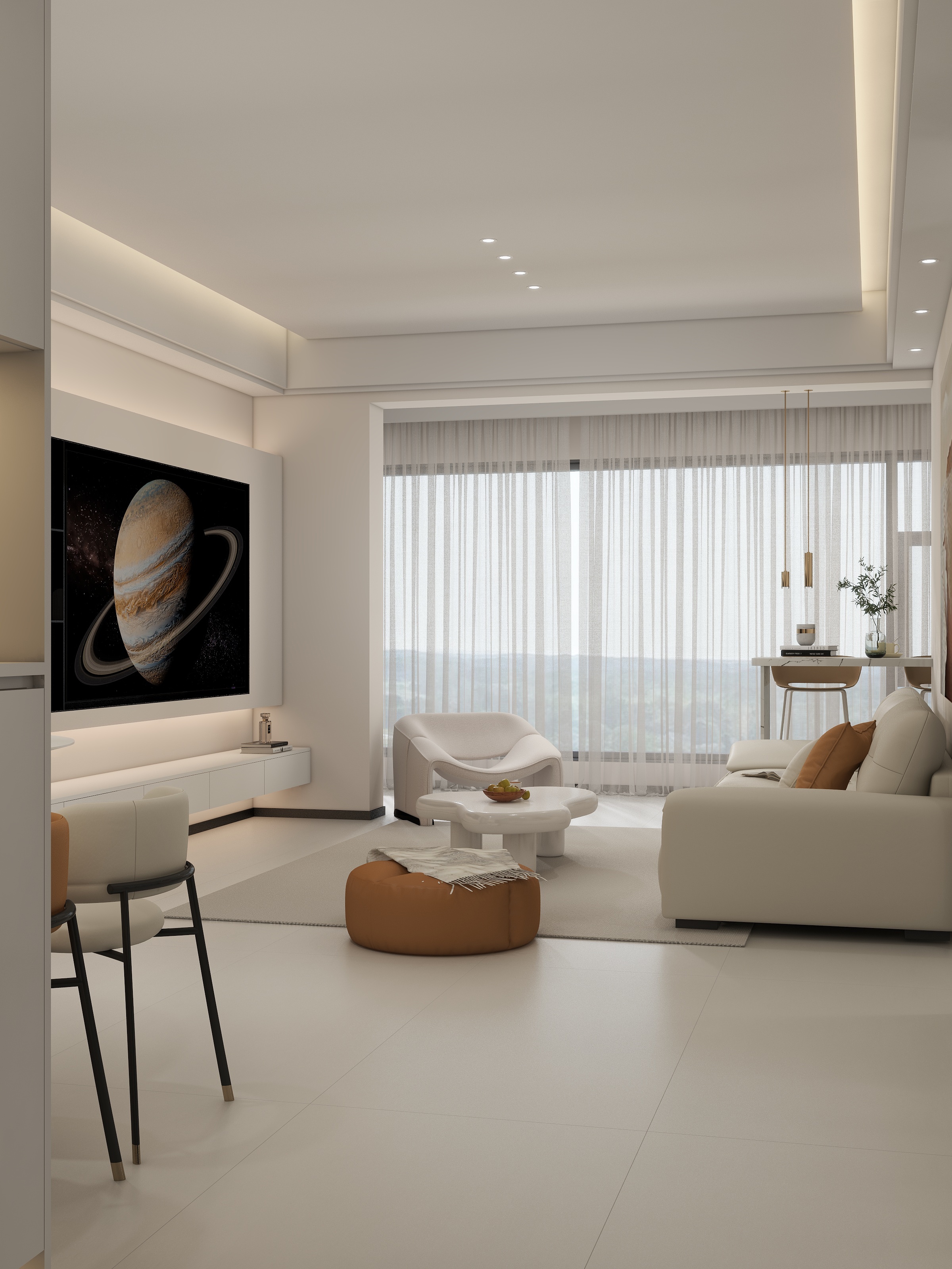 Interiordesignn-112㎡3室-装修设计方案