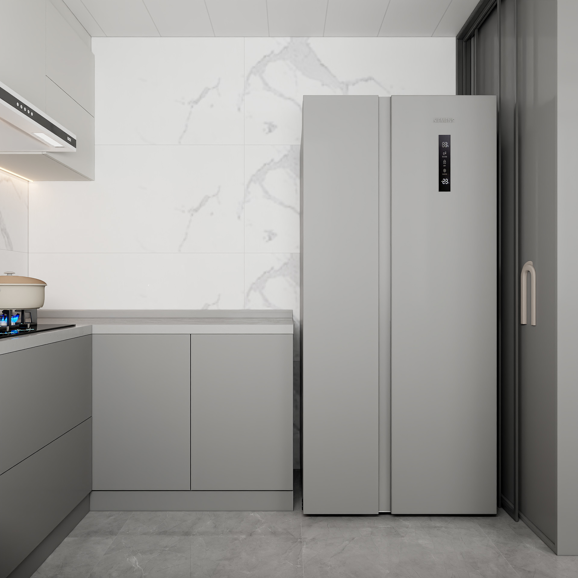 湛智华-现代轻奢133平4房装修效果图