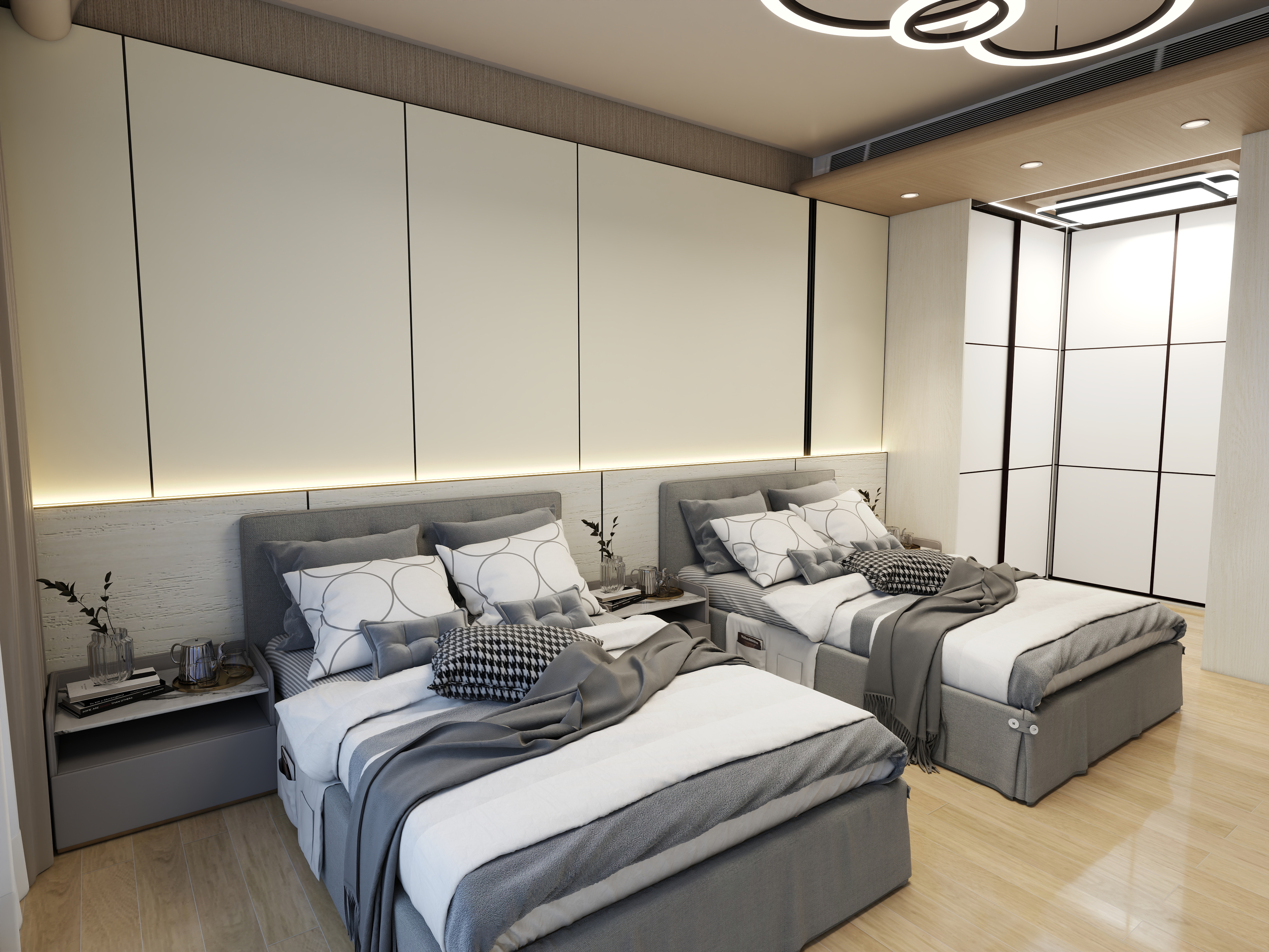 雙木设计师-142㎡2室-装修设计方案