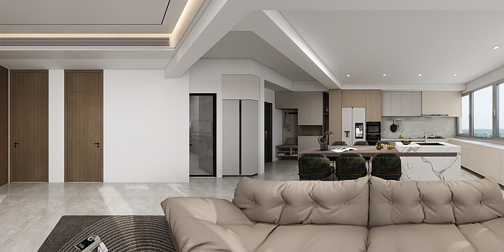 袁娜-邛海一号院户型129-装修设计方案