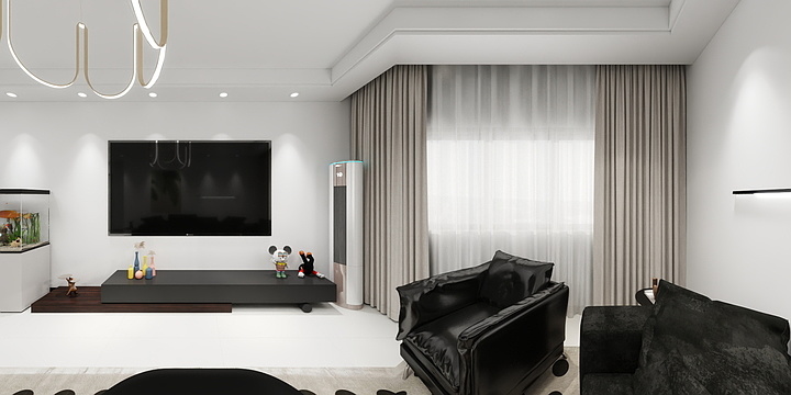 王一佳-104㎡3室-装修设计方案