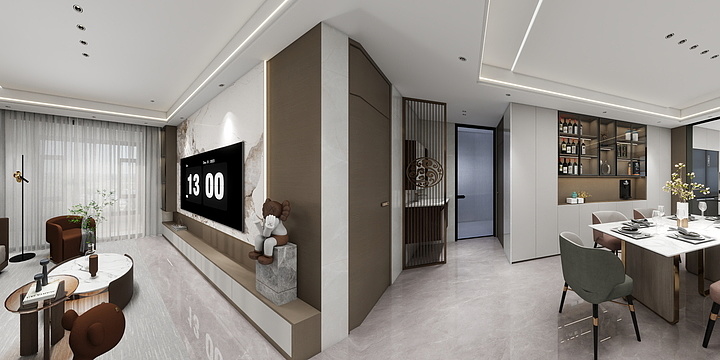 江西龙明辉靓象一站式建材商城-启秀旺府B5-装修设计方案