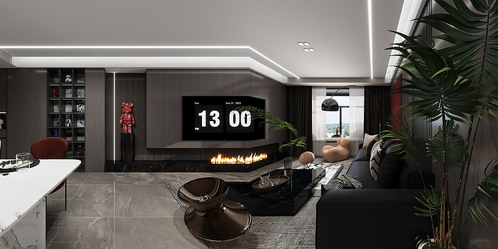 乌鲁木齐-Moonlight.-意式轻奢-装修设计方案