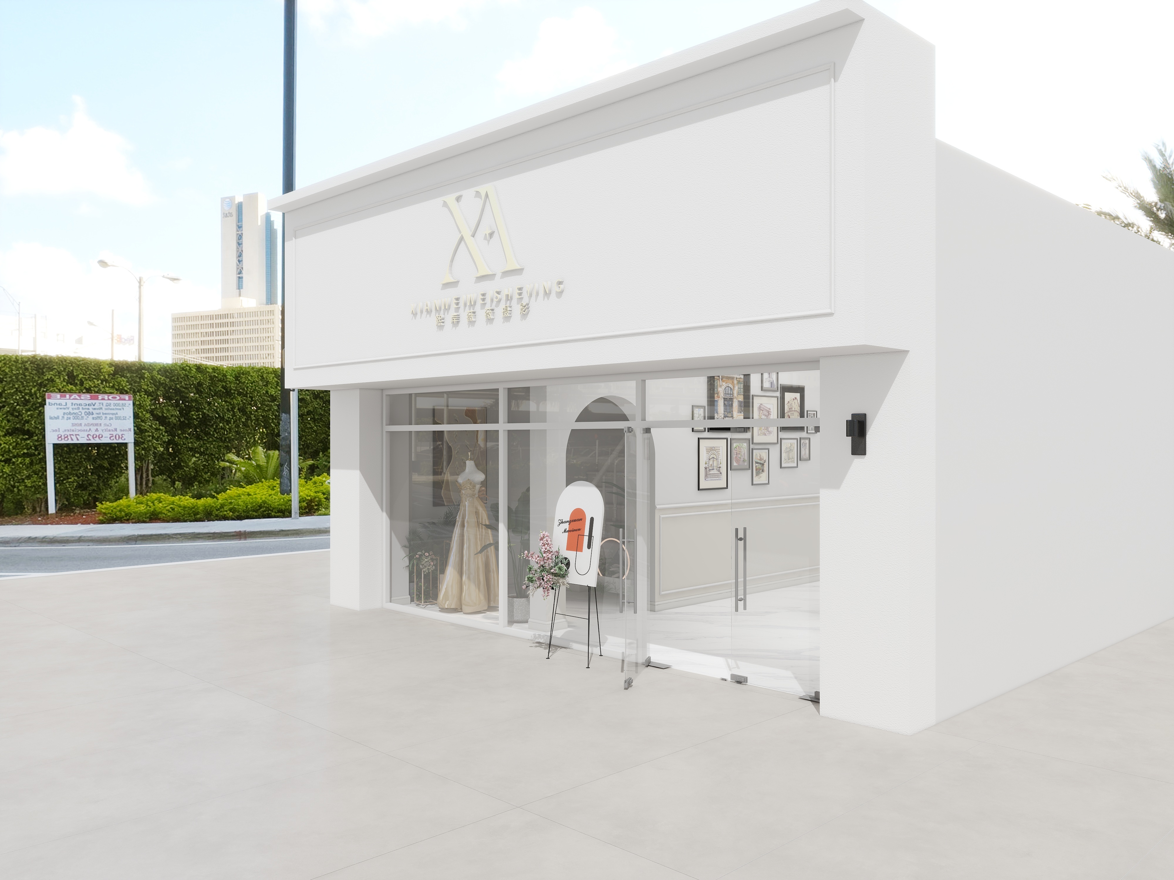 方屿空间设计工作室-熙岸微微摄影装修效果图