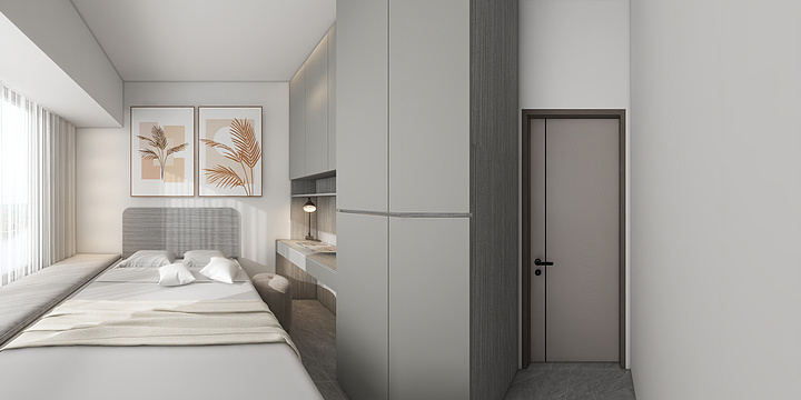 米莱格全屋定制-雅居乐美的雍逸庭102㎡1室-装修设计方案