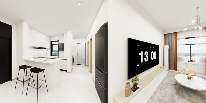 汇泽装饰任璐-津港城85户型1-装修设计方案