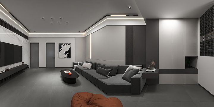 设计师张丹-大瑶自建房六楼-装修设计方案