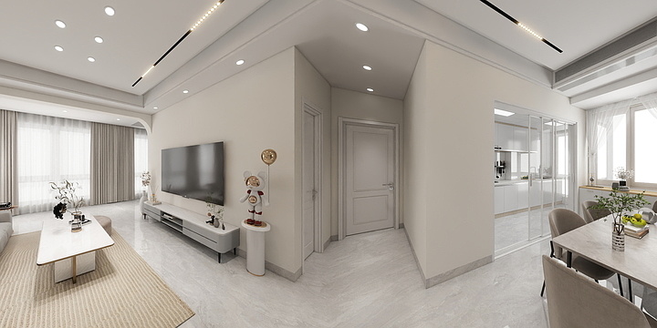 設計師-魏彦熙-观邸二期H2 108㎡户型-装修设计方案